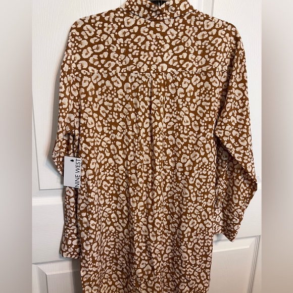 Nine West Draped Blouse Size M. NWT - Picture 7 of 9